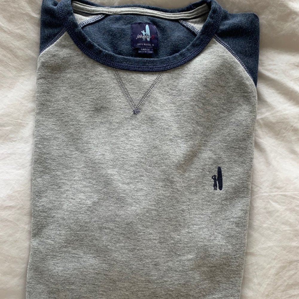 Johnnie-O Midweight Crewneck Fleece Sweatshirt - L